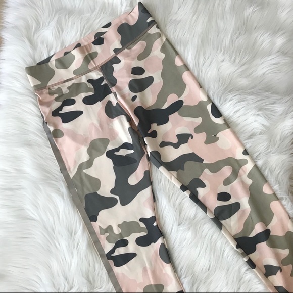 Minkpink Move Pink Camo Workout Leggings Minkpink Move Pink Camo Workout Leggings
